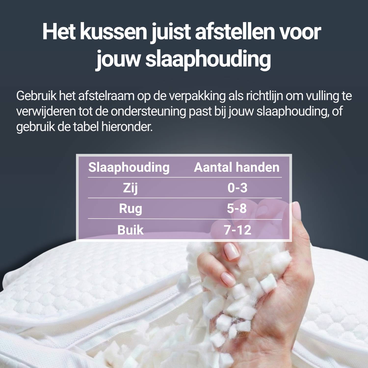 Aanpasbaar Hoofdkussen