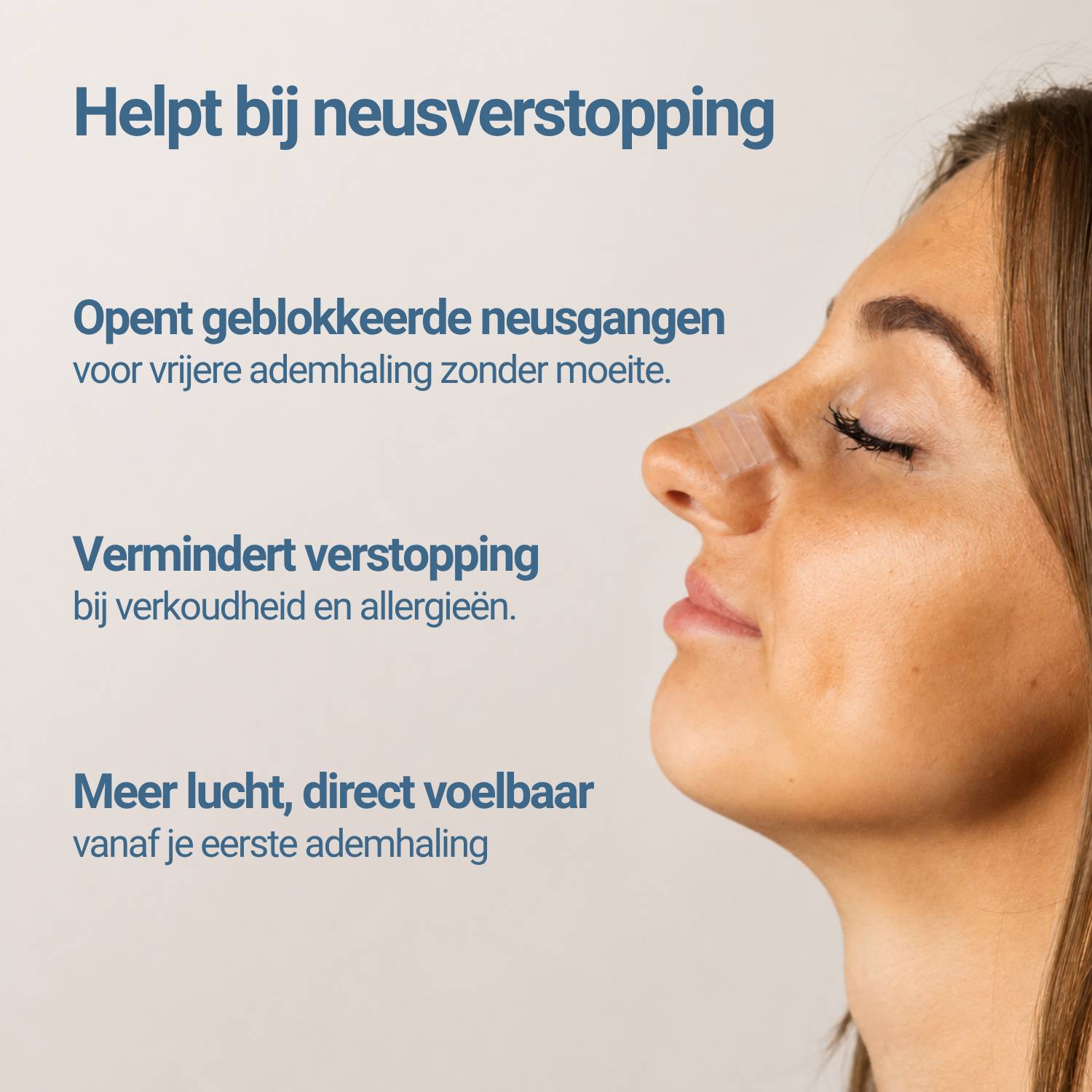 Transparante Neusstrips