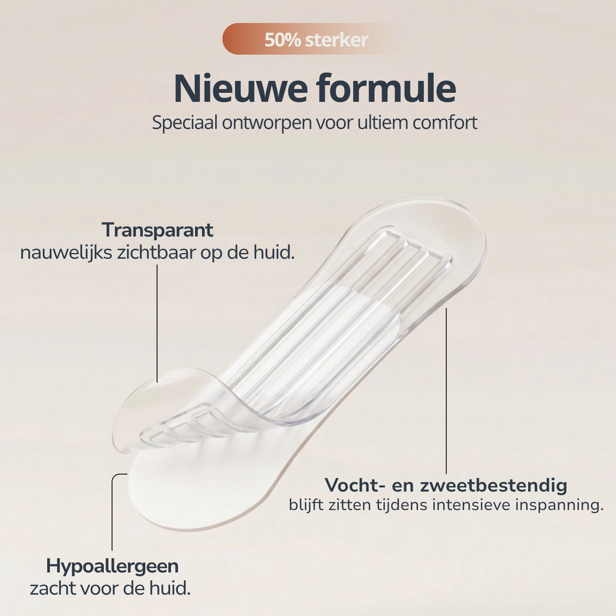 Transparante Neusstrips