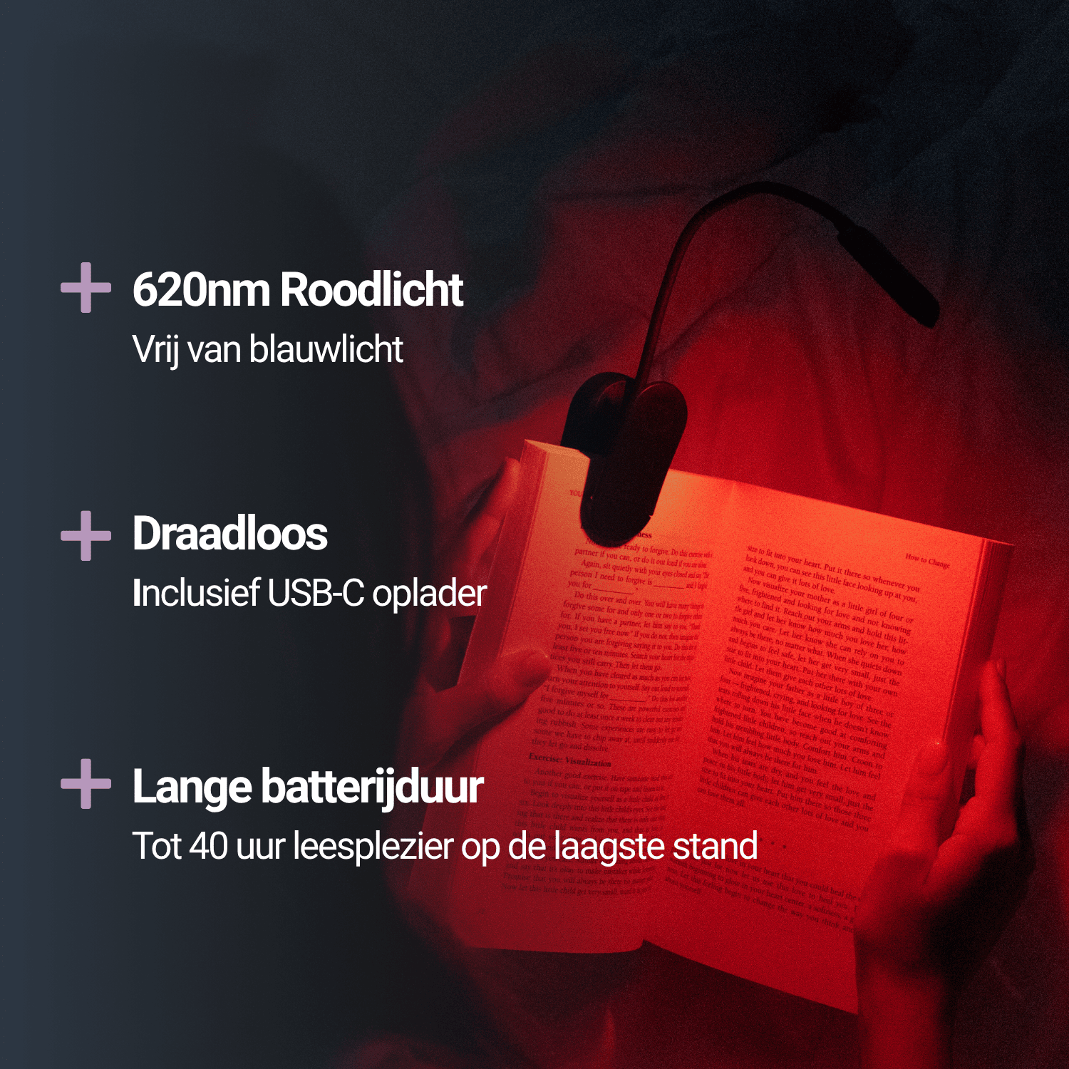 Rood Licht Leeslamp