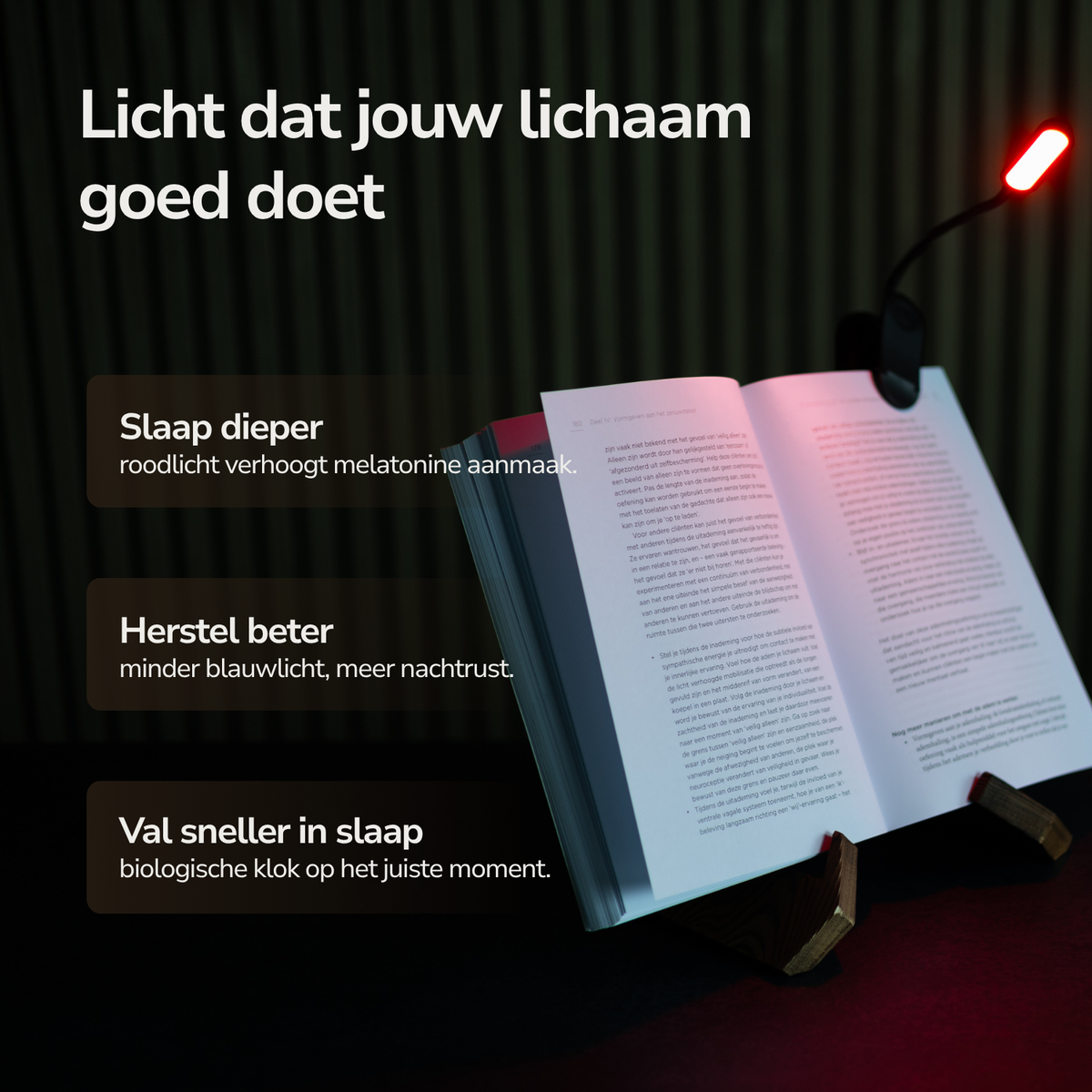 Rood Licht Leeslamp