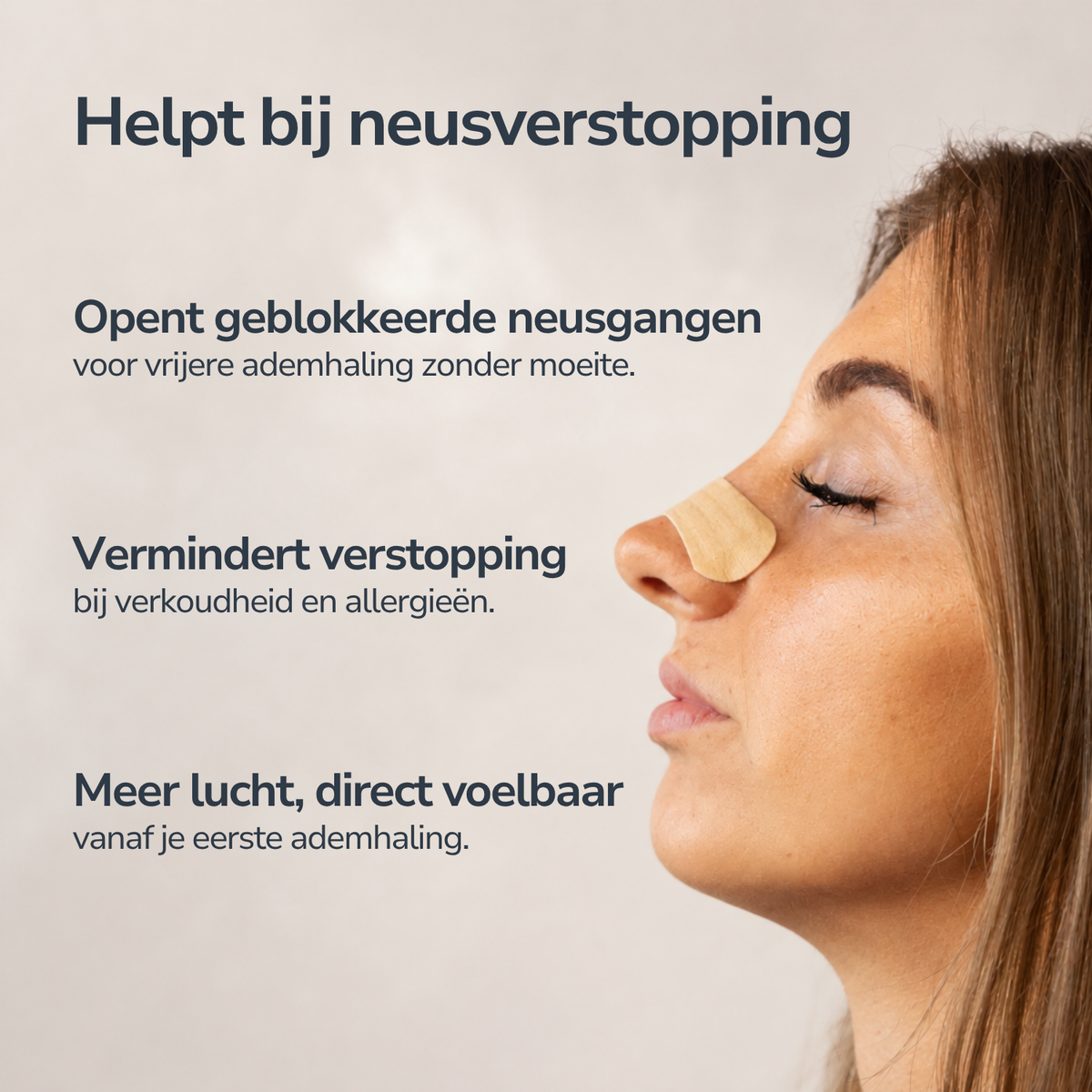 Zandbruine Neusstrips