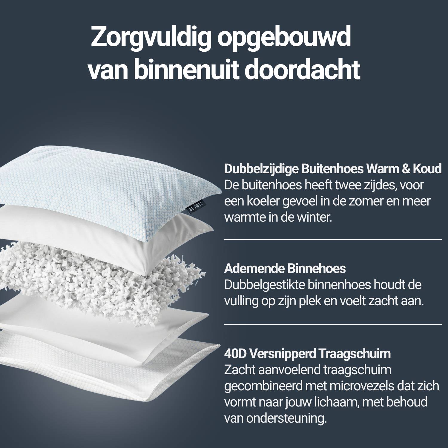 Aanpasbaar Hoofdkussen