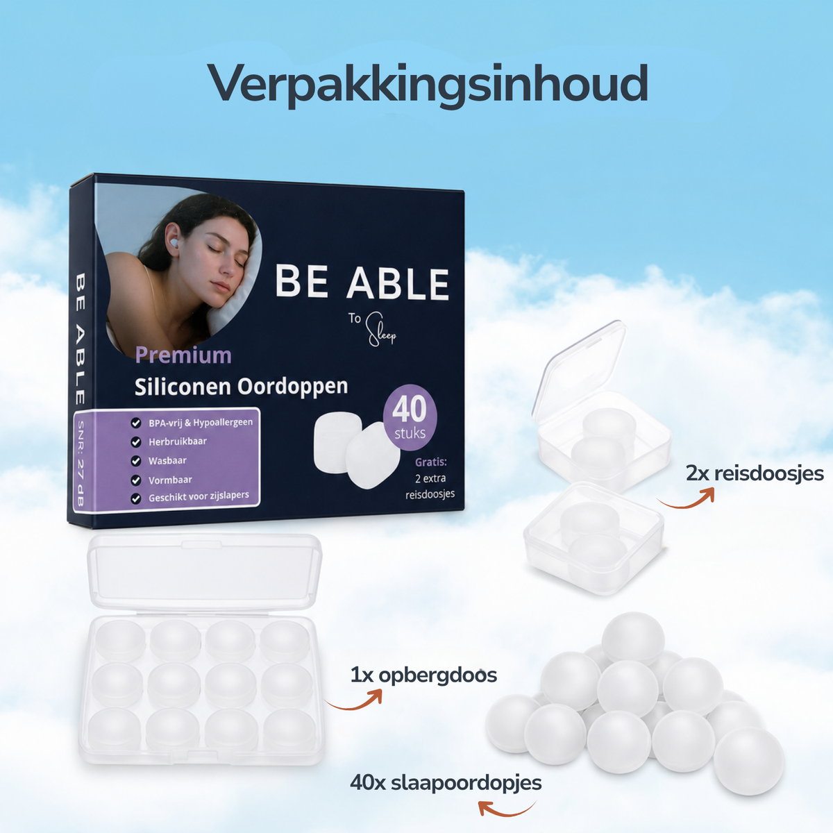 Siliconen Oordoppen