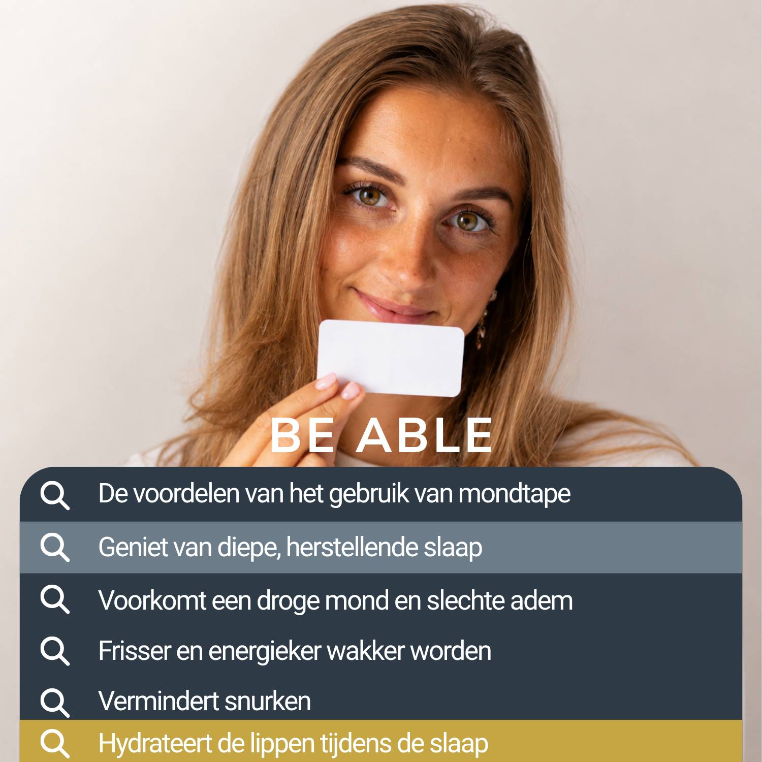 Hydraterende Mondtape