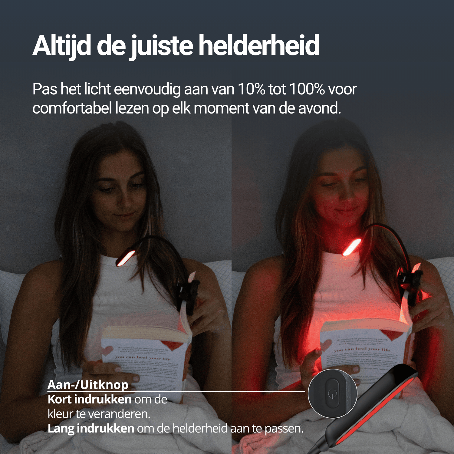 Rood Licht Leeslamp