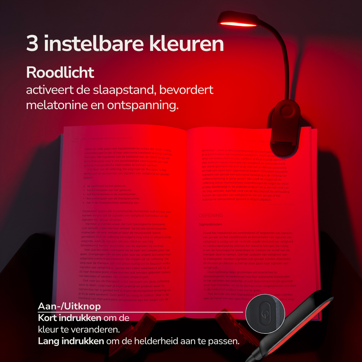 Rood Licht Leeslamp