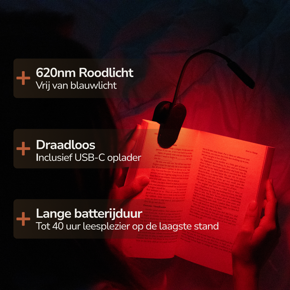 Rood Licht Leeslamp