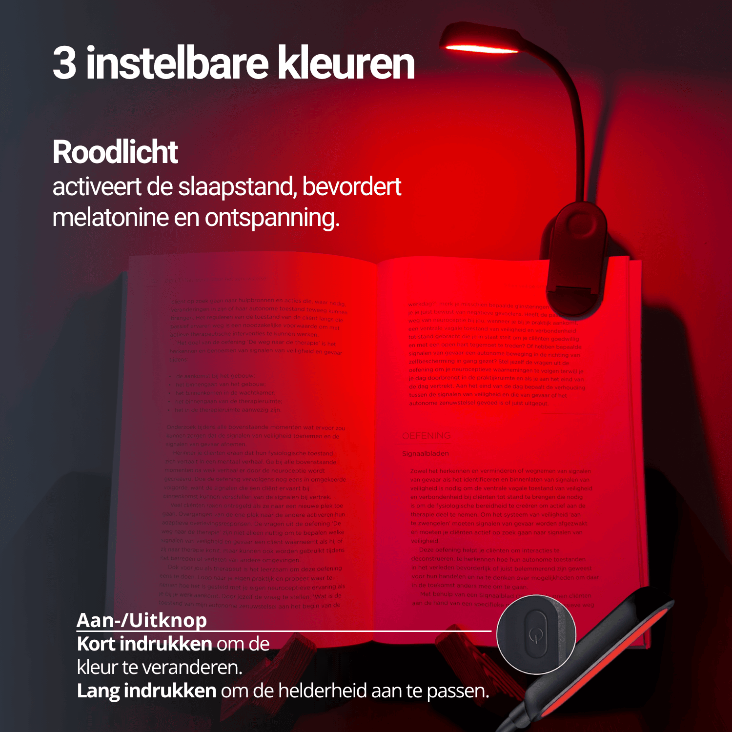 Rood Licht Leeslamp