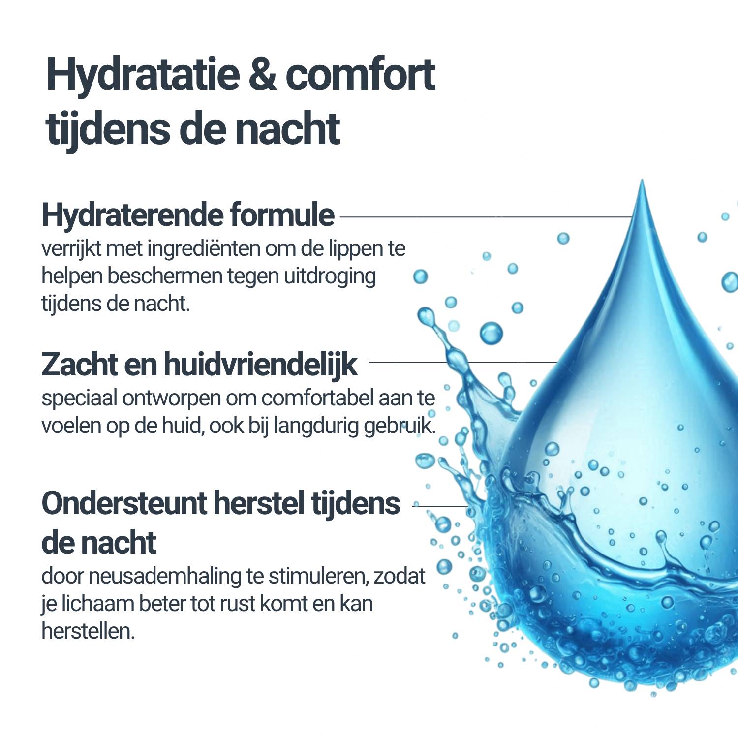 Hydraterende Mondtape